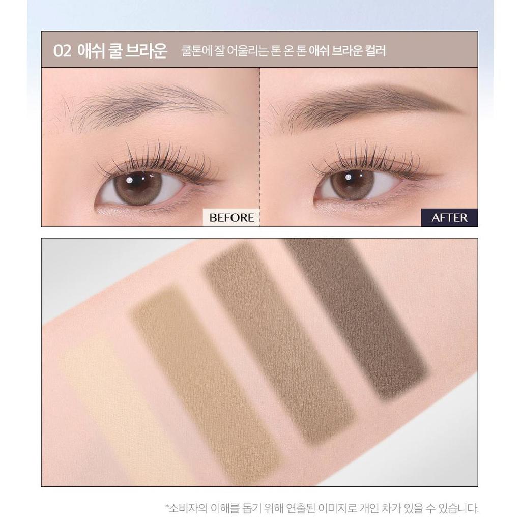 CLIO Kill Brow Shaping Powder Brow 02 Ash Cool Brown – Natural Gradient Eyebrow Powder