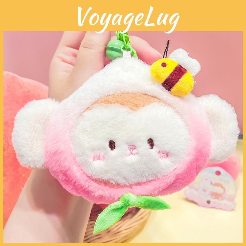 Plush Coin Jinnew Purse Keychain Adorable Cartoon Design For Stylish Key Accessories