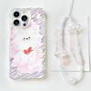 Zhitai Feather Yarn Transparent Phone Case for iPhone 14/13Pro/12/16Pro/15