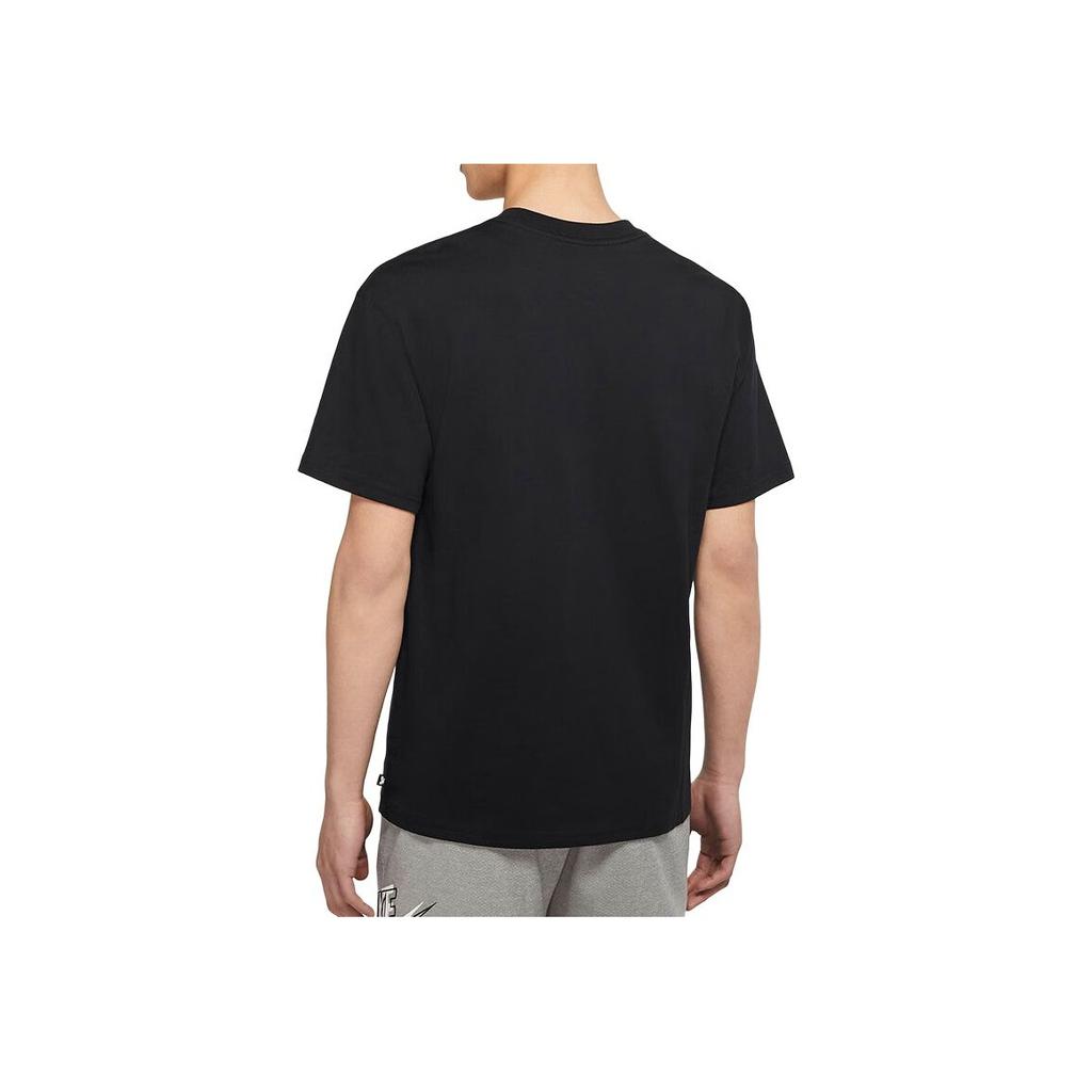 Nike SB Solid Loose Skateboarding Tee Men Tops Black DB9976-010