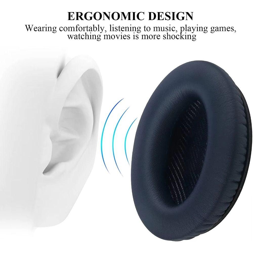 2Pcs Repair Parts Ear Cushion Earpads for Bose QuietComfort QC35 QC35ll Headphone Accessories