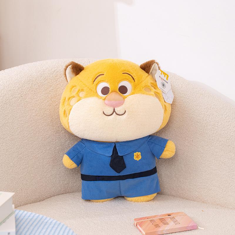 Zootopia Plush Toys Judy Nick Officer Clawhauser Flash Sloth Doll, Cute Stuffed Animal for Kids Gifts