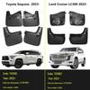 Kompatible Schmutzfänger für 2023 Sequoia, Land Cruiser LC200, GT Body Kit, LC300 und 2024 FJ250.