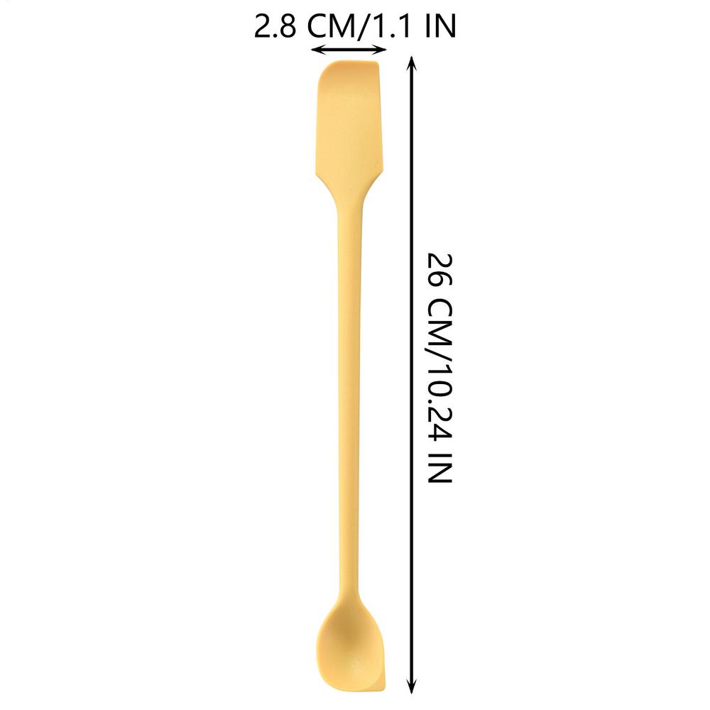 Doppelköpfiger Silikonspatel Schaber Allzweck-Küchenwerkzeug für Gläser Kuchen Butter Antihaft Flexibles Back- & Kochgerät
