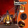 Halloween Lantern Lights Witch Pumpkin Castle Lantern Lamp Ornament Decorations Centerpieces For Yard Garden Camping Porch