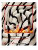 Petite Fleece-Lined Black & White Striped High-Waist Wide-Leg Pants for Women - Autumn/Winter