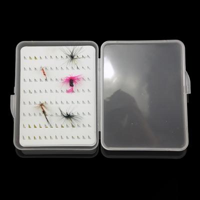 Scatola Porta Attrezzi da Pesca Leggera Grande Capacità ABS Triangolare Schiuma Traslucida Organizzatore per Esca