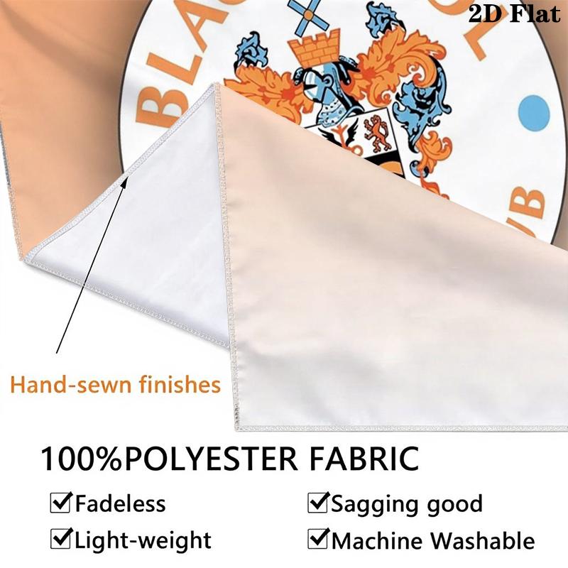 Blackpool Football Club Wall Tapestry Aesthetic Wall Hanging Printed Fabric Blanket Decorative Tapestries for Bedroom Living Room Home Decor