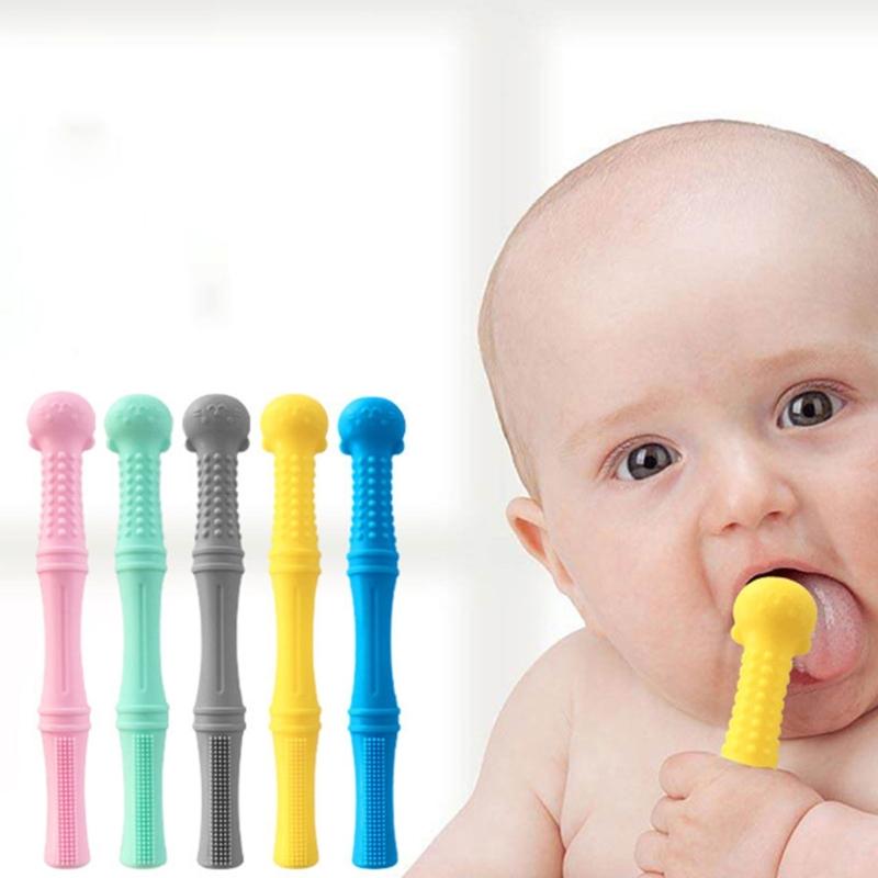 Baby Molars Baby Teether Toys Chew Straws Toy Hollow Teether Tubes Teething Relief Baby Teether Chew Tube 6'' In Length