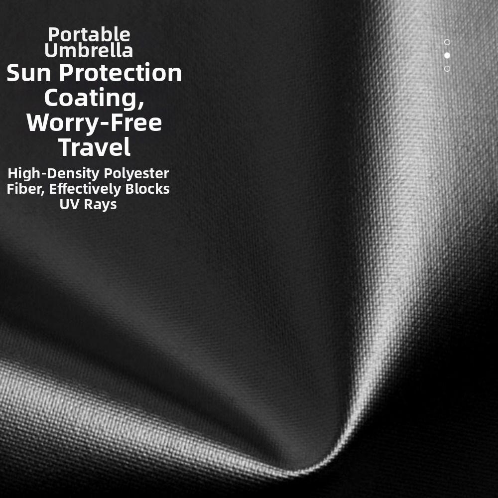 Sunshade Function UV Protection Automatic Umbrella Windproof Thickened Sun Umbrella Portable Reinforced Folding Umbrella Travel