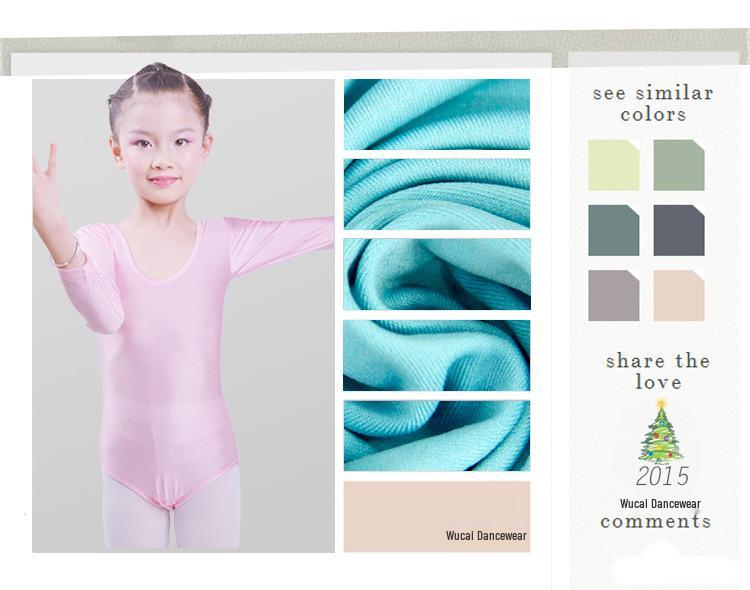 Children's Shiny Long Sleeve Gymnastics Leotard - Boys & Girls Performance Spandex One-Piece for Dance & Aerobics