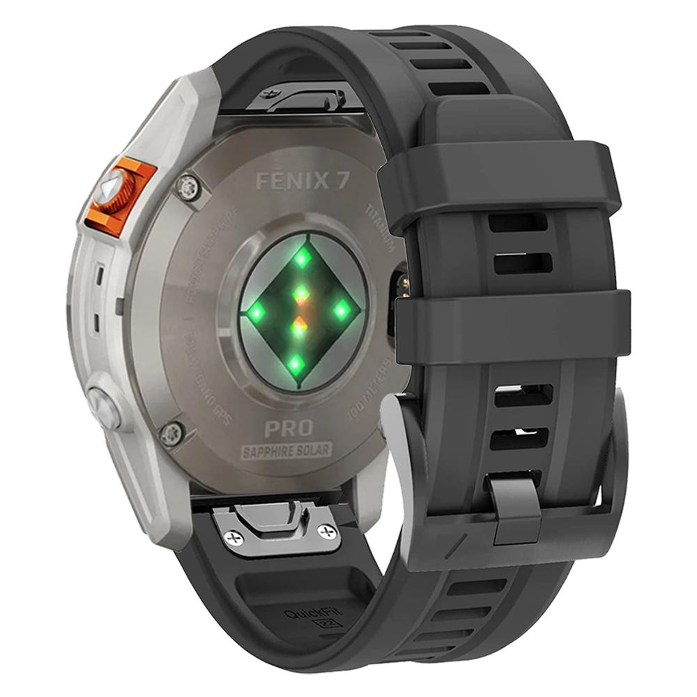 Sports Silicone Watch Band For Garmin Fenix 7 7X Pro 6 6X 5 5X Plus/Epix 2 47mm 51mm/TACTIX/965 QuickFit 26mm 22mm Wrist Strap