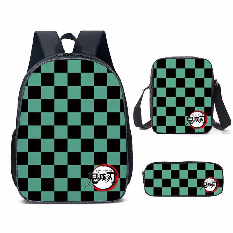 Cartoon Super Moon Blade Three-Piece School Bag Elementary And Secondary School Backpack Backpack Pencil case