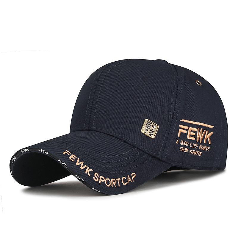 Spring Autumn Embroidered Baseball Cap Sunshade Cap for Men