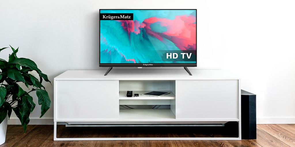 Telewizor Kruger&Matz 24" HD DVB-T2 H.265 HEVC   230/12V
