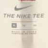 NIKE Back print Short sleeve T-shirt XL white Men's Used