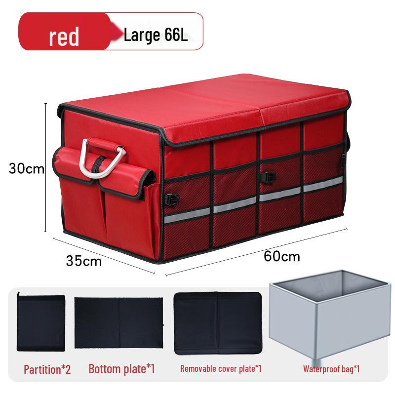Foldable Car Trunk Organizer Box for Outdoor Use
