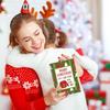 Spiral-Bound Christmas Gift Card Book Paper DIY Merry Christmas Card Book Multicolor Christmas Gifts For Teenagers