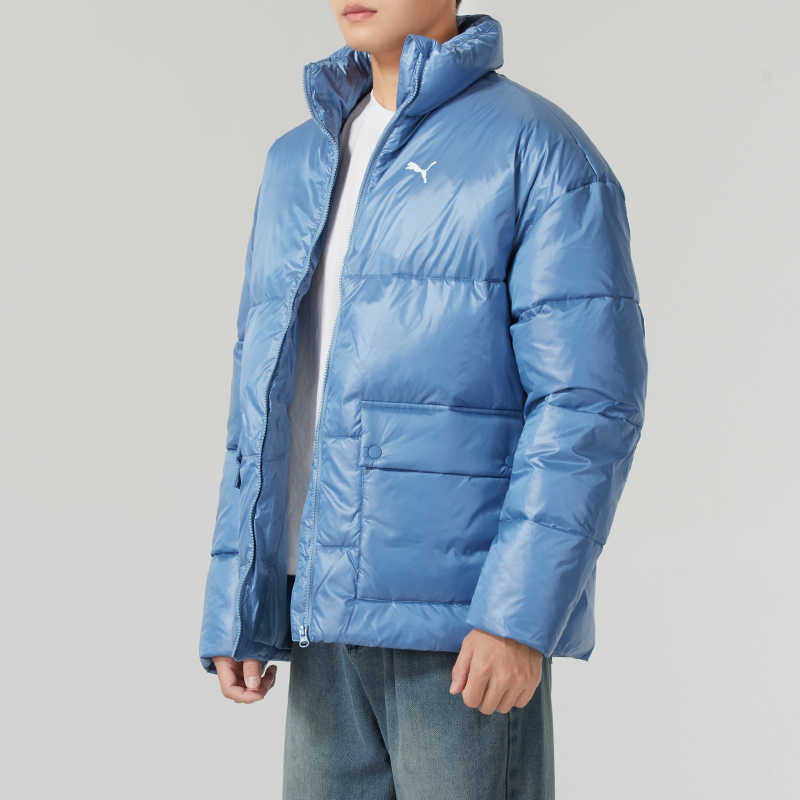 Puma Basic Gefütterte Jacke Herrenjacken Hellblau 687432-20