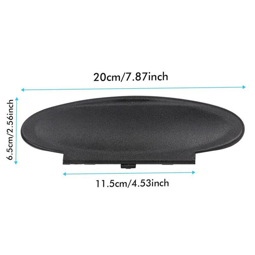 Makeup Mirror Cover Mirror Sun Visor Mirror Black Car Sun Visor Cover Wear-resistant High Universality Fitment For Porsche 996