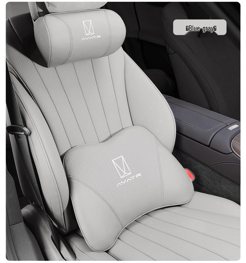 Avatr 11 Car Headrest & Lumbar Support Pillow Set for Interior Enhancement