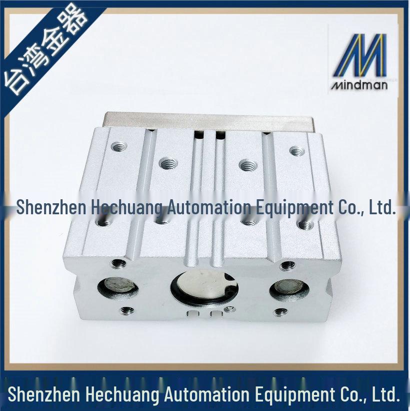 MINDMAN Goldware Mini Double-Acting Double-Rod Pneumatic Cylinder MCGB-03/12/30, MCGB-23/20/25
