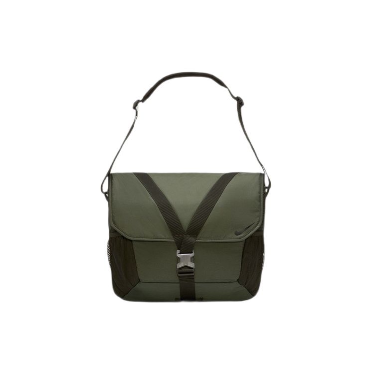 

Nike Fashion Casual Large Capacity Basic Lock Closure Polyester Messenger Bag Unisex bags Mint-Green DB0498-355 Green