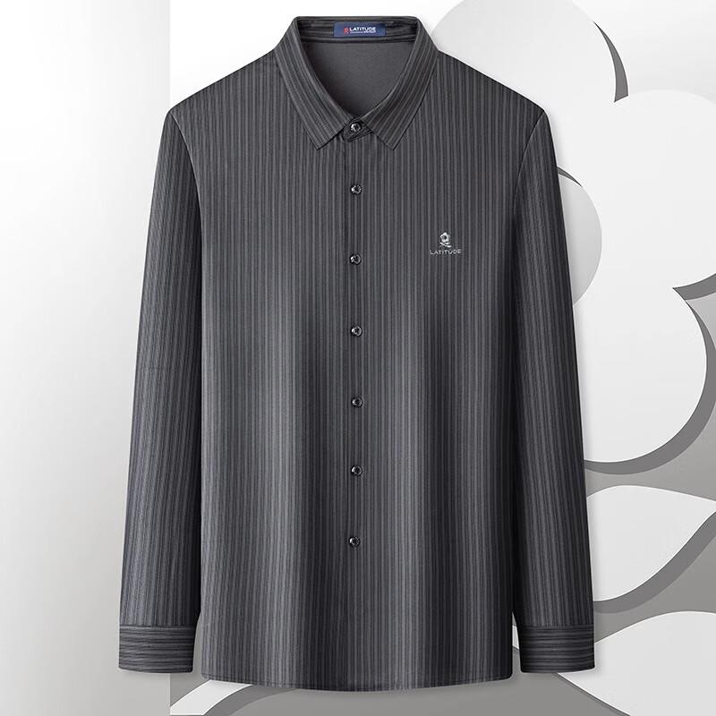 

MONTAGUT Men s Wrinkle-Resistant Long-Sleeve Business Casual Shirt 54