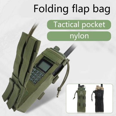 Taktische Funkgerät-Haltertasche Walkie-Talkies Holster Tasche Jagd Funkgerät Tragetaschen Verstellbare Walkie-Talkies Funkgerät-Tasche