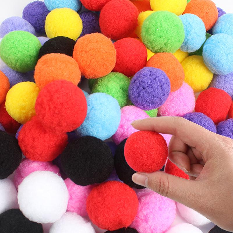 10~60pcs 5cm Pom-pom Ball Festival Party Decoration Ball Gathering Venue Layout Soft Ball Colored High Elastic Ball TMZ