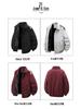 Men's Winter Trendy Thickened Lapel Workwear Coat - Loose Fit with Extra Velvet Lining.