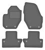 Velour Graphite Car Mats For: Volvo V60 Cross Country, Station Wagon (2011-2017)