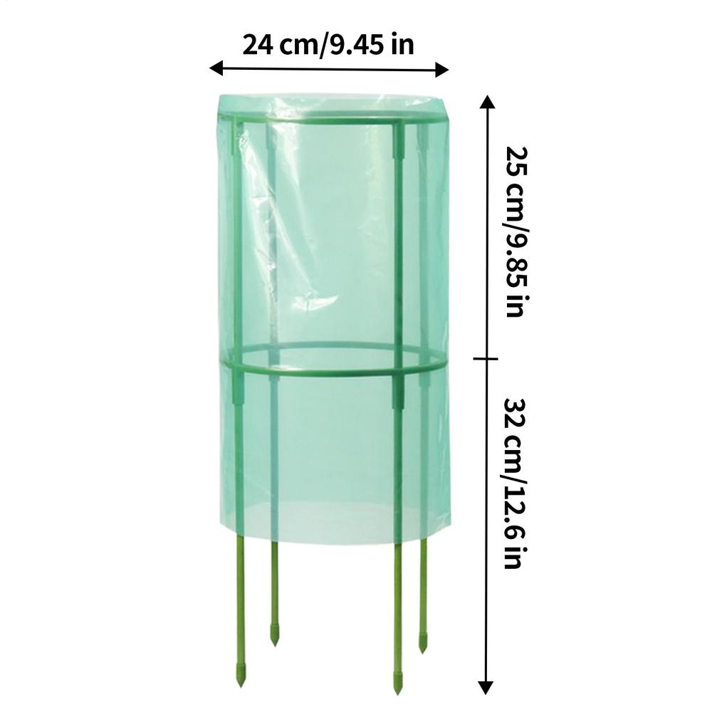 Plant Cloche Wind-Resistant Frost Protection Seedling Plant Cloches For Garden For Raised Bed Vegetable Patch Urban Balcony
