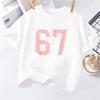 Kids 67 Themed Colorful Print TShirt Soft Cotton Fabric Breathable and Comfortable Ideal for Toddlers and Childrendf0287
