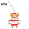 Reusable Festive Tree Accessories Christmas Wooden Ornament, Cute Bear Gingerbread Gnome Cat Dog Family Keepsake Gift Ideas Hanging Decorations