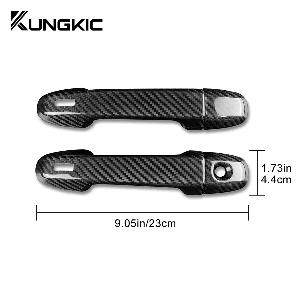 For Subaru BRZ Toyota GR86 2025 2025 2025 2025 Real Hard Carbon Fiber Accessories Car Door Handle Sticker Handle Trim Cover