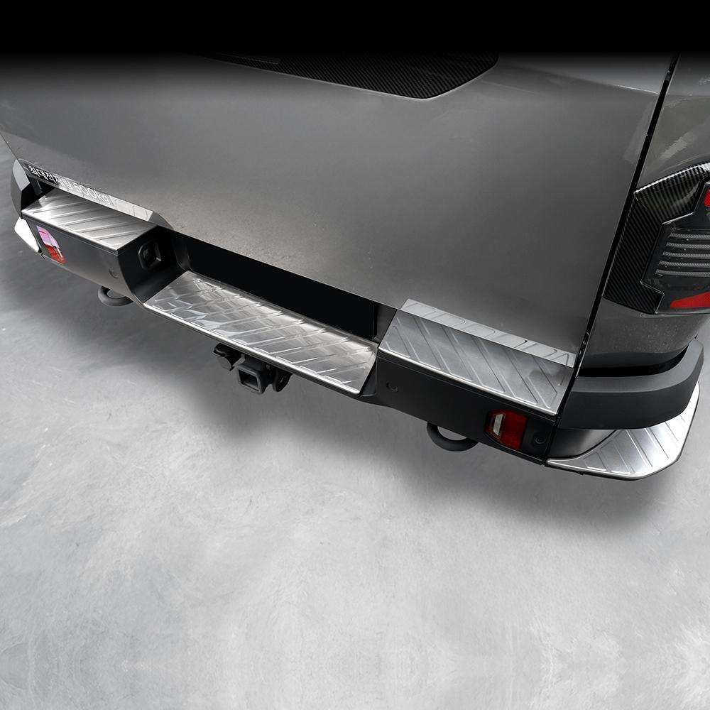 For Kia TASMAN 2026 2026 Silver Stainless Steel Car External Door Sill Protector Cover Welcome Door Threshold Trim Accessories