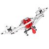 Aluminium Alloy Universal Heighten Axle for SCX10 One and Two Generations RC Car SilverFront Axle