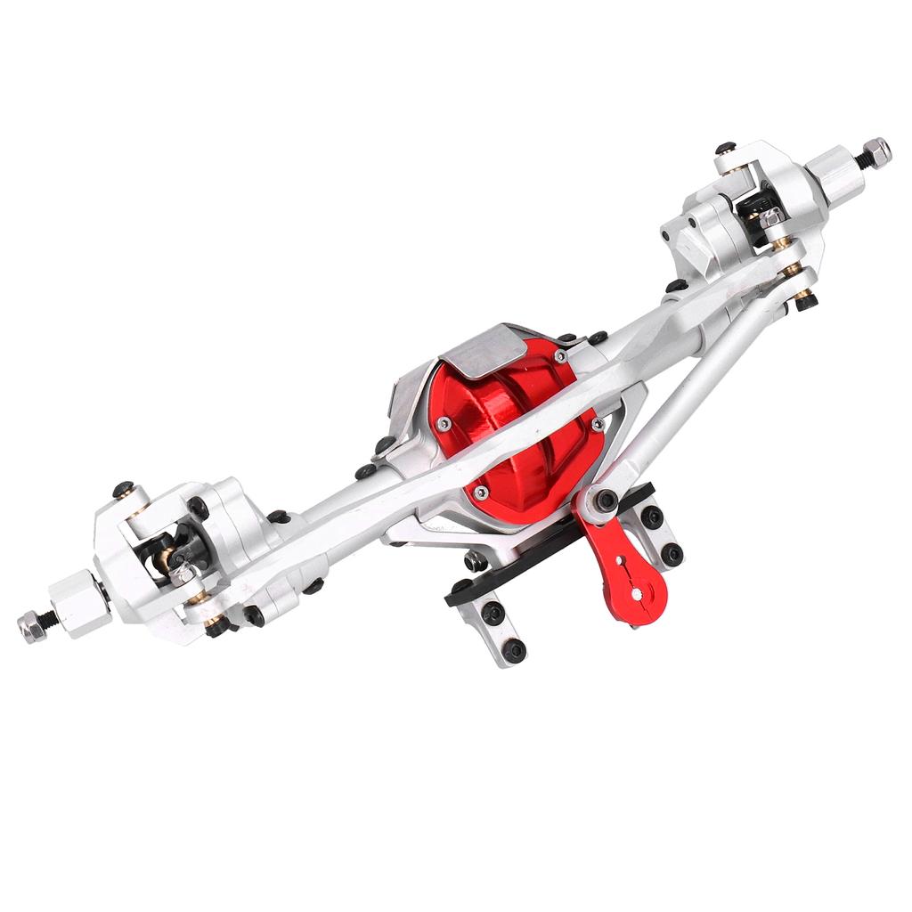 Aluminium Alloy Universal Heighten Axle for SCX10 One and Two Generations RC Car SilverFront Axle