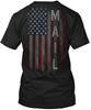 Mail Family American Flag T-Shirt Made In the USA Size S To 5XL