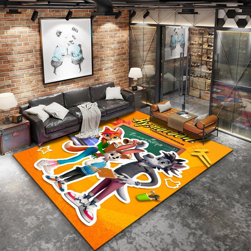 Nu Pogodi Carpet Rug for Living Room Bedroom Home Sofa Decoration,Kids play Nonslip Floor Mat
