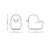 LED Night Light Mini Duck Silicone Sleeping Lamp Touch Sensor Switch USB Charge