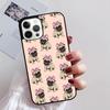 CUTE PUPPY PUG DOG MOPS Phone Case For iPhone 17 Air 14 13 12 16Pro Max 15  Plus Max Cover Shell coque