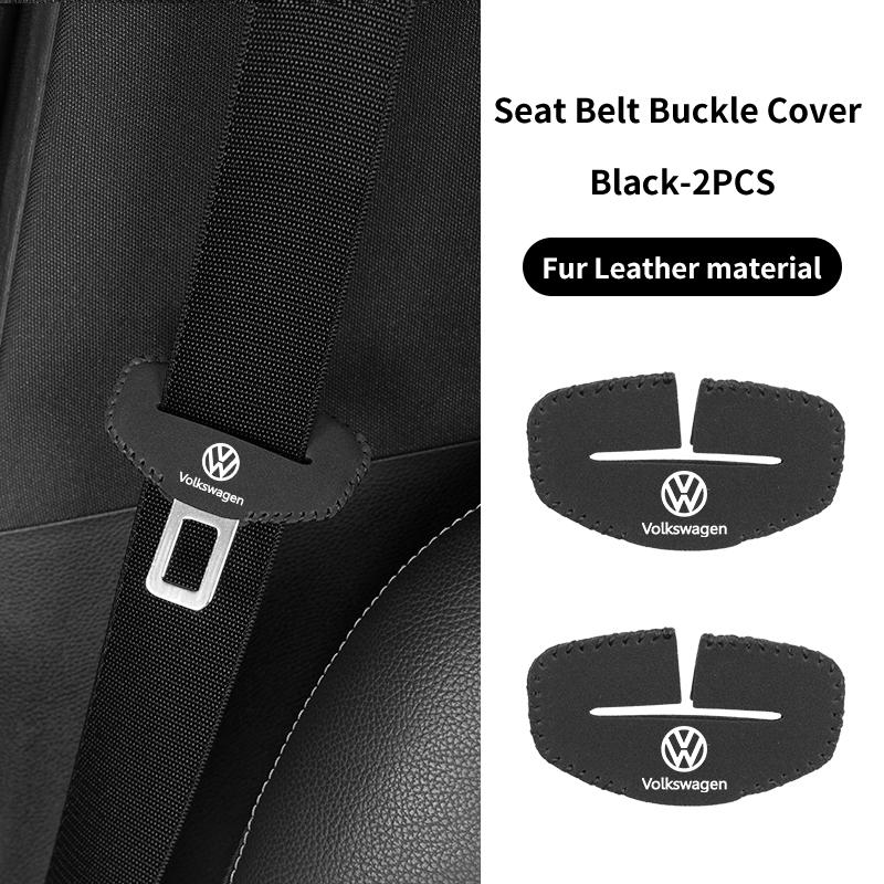 Cup Holders Car Seat Belt Protector Cover Safety Belt Shoulder Pad Accessories For Volkswagen VW Golf 4 6 7 GTI Tiguan Passat B5