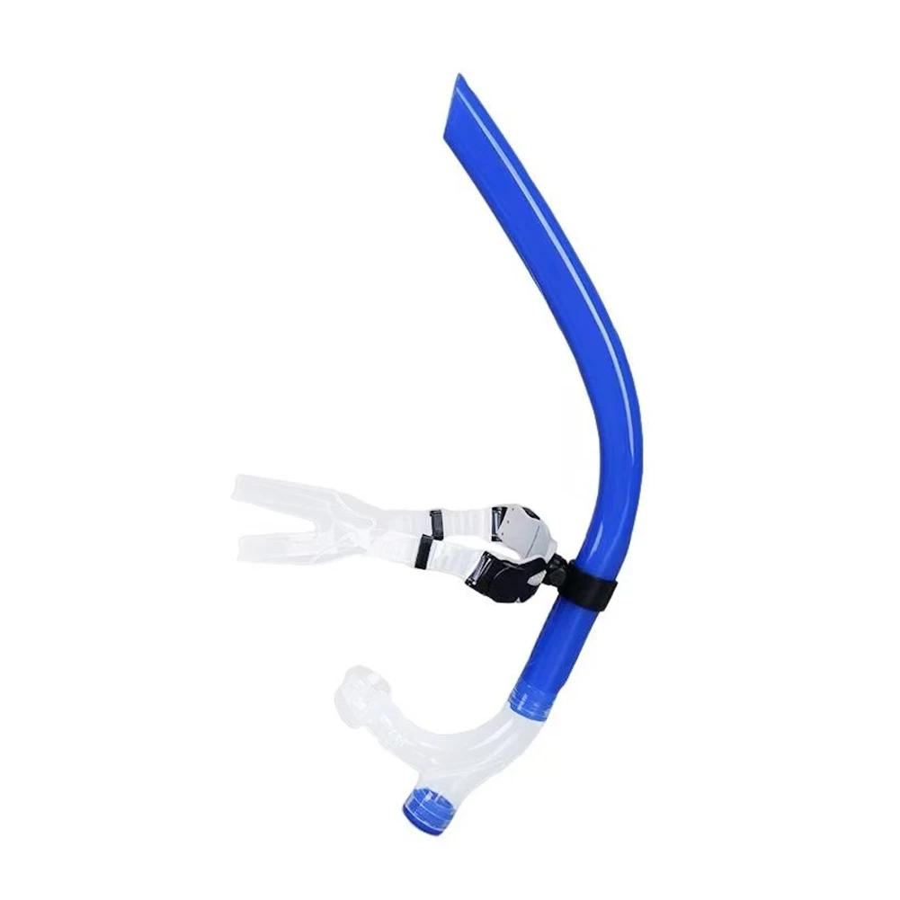 High Quality Professional Dry Top Snorkel - Silicone Adjustable Breathing Tube for Swimming Snorkeling Diving Training For Adult