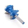 Blue Router Bit Concave Nose Engraving Machine No Burr No Edges Shank 1/4 Inch Smooth Cutting Woodworking Tool