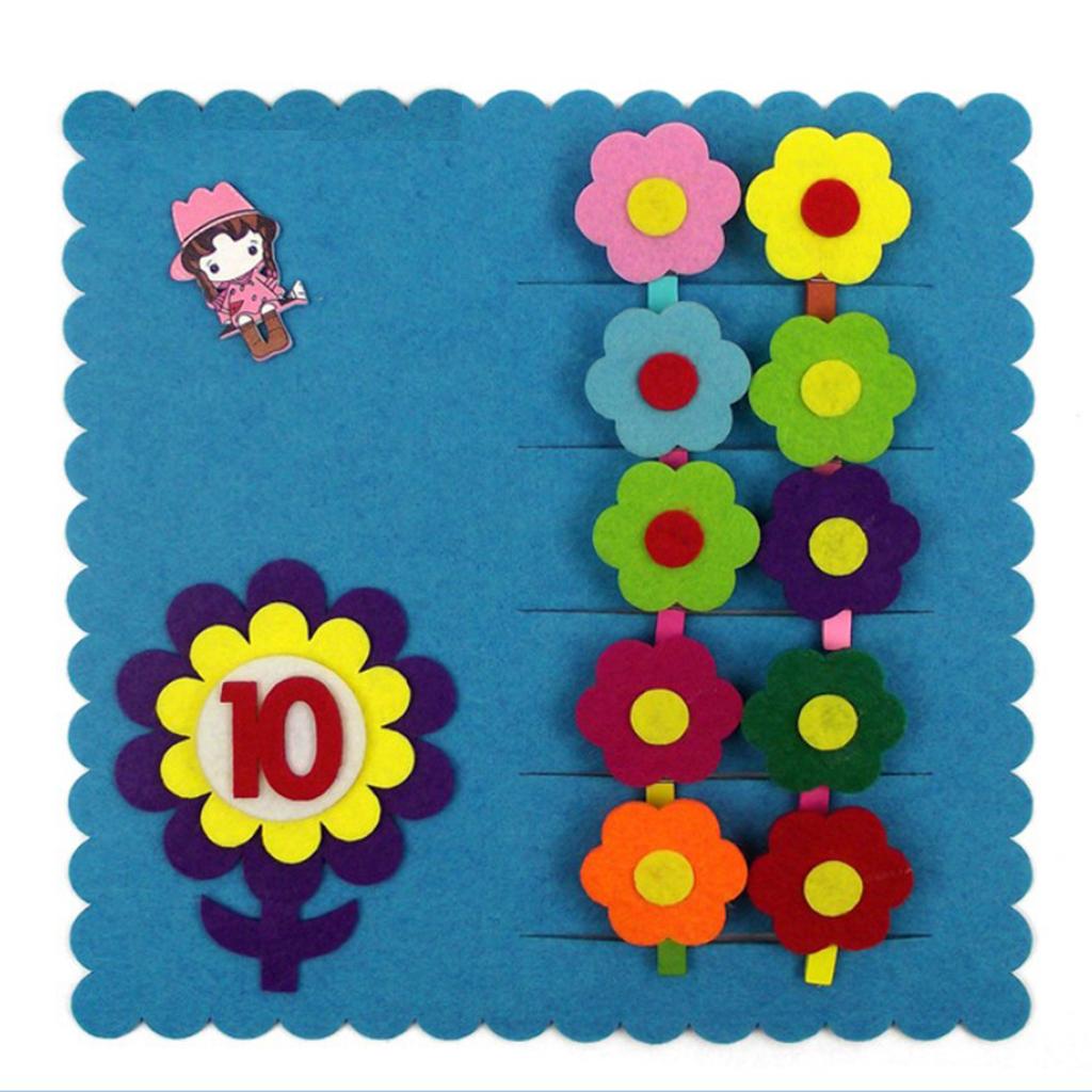 Funny Math Toy Weave Cloth, Educational Childrens Mathematic Learning Aids Homeschool Activity