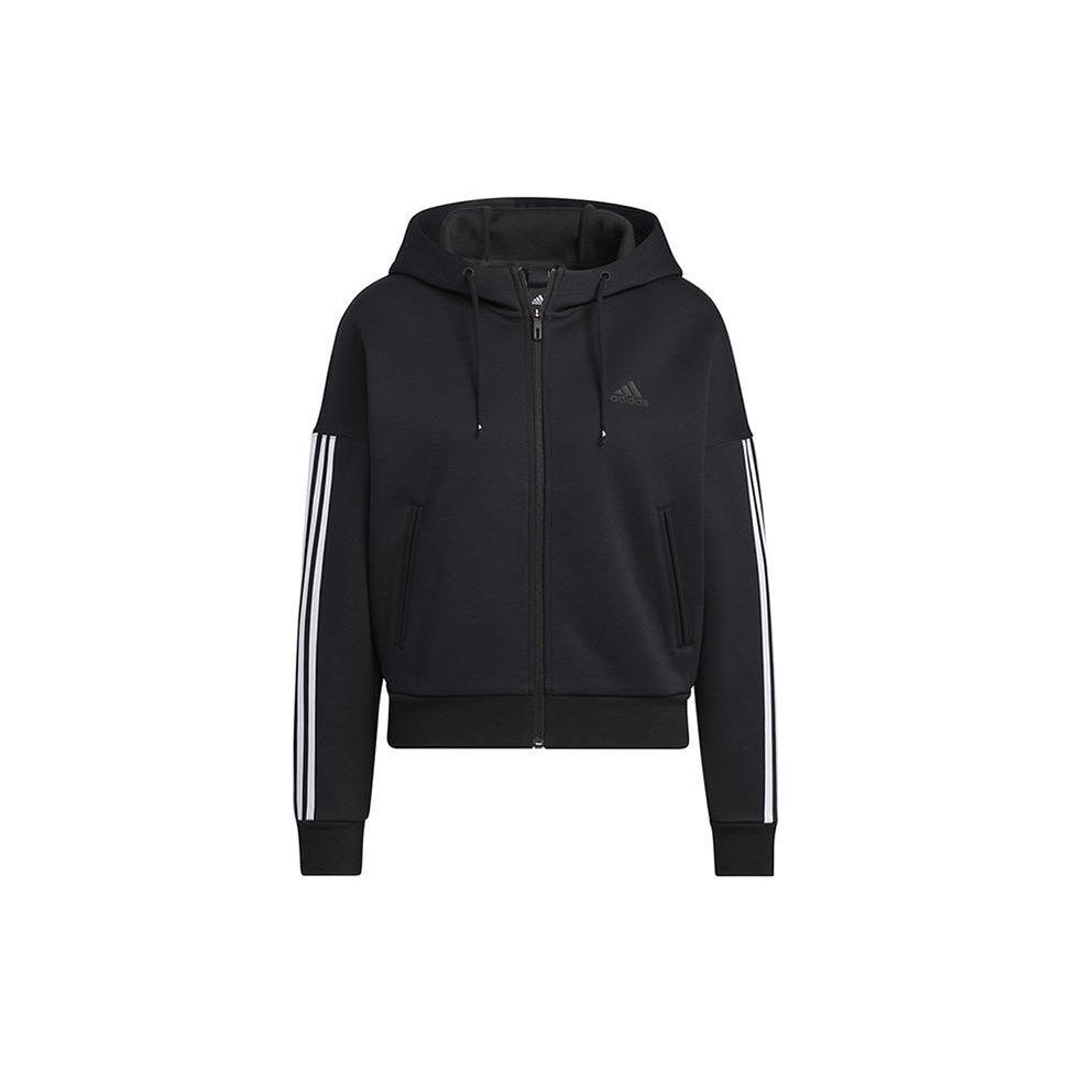 adidas Essential Jackets Women's Black Hooded Moderate Other HM7046