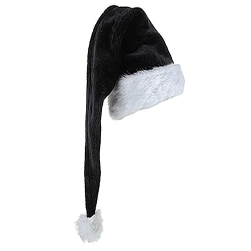 Carnival Christmas Hat Santa Hat Xmas Holiday Hat Unisex Velvet Comfort Hats 30 45cm