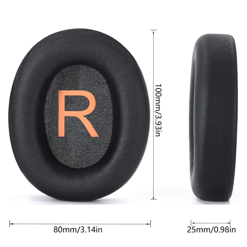 Durability Replacement Ear Cushions for H3Lite/HT2/HT 2 Headsets Soft Protein Leather Design Enhances Noise Isolation